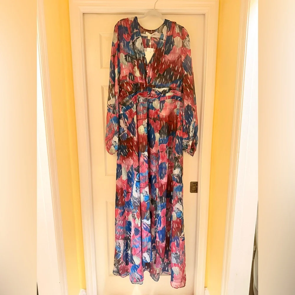 ADRIENNE LANDAU
Women's High-Slit Deep-V-Neck Gown Size - 16 - Picture 11 of 12